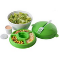 Salad Bowl Set w/ Topping Tray